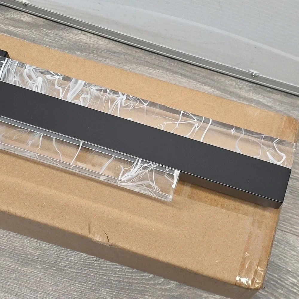 Matte Black 27 inch 28W Dimmable LED Bath Bar Light Fixtures Over Mirror - Wall